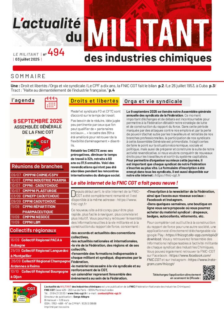 Aperçu du document MILITANT 494