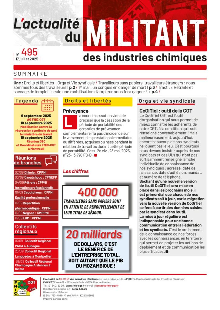 Aperçu du document MILITANT 495