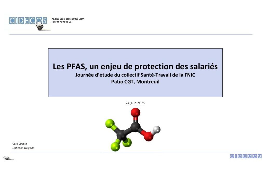 Présentation journée d&rsquo;étude PFAS 24 06 2025