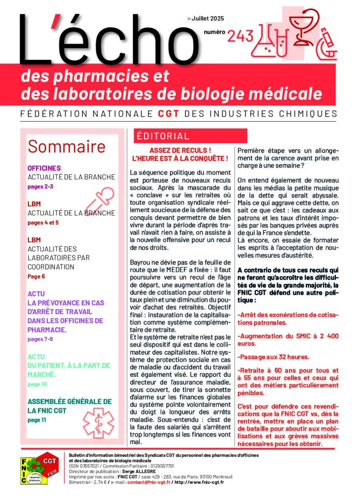 Aperçu du document ECHO 243