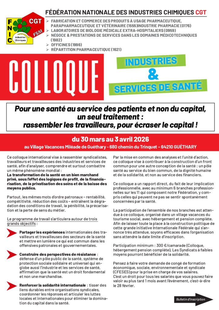 Aperçu du document COLLOQUE DES INDUSTRIES ET SERVICES DE SANTE DU 30 MARS A 3 AVRIL 2026-formulaire