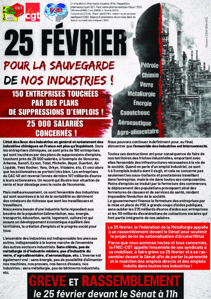 Aperçu du document 25 février pour la sauvegarde de nos industries