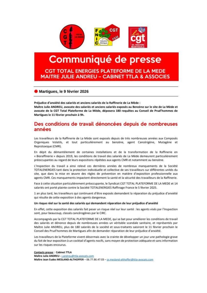 Aperçu du document CP Total La Mede février 2026