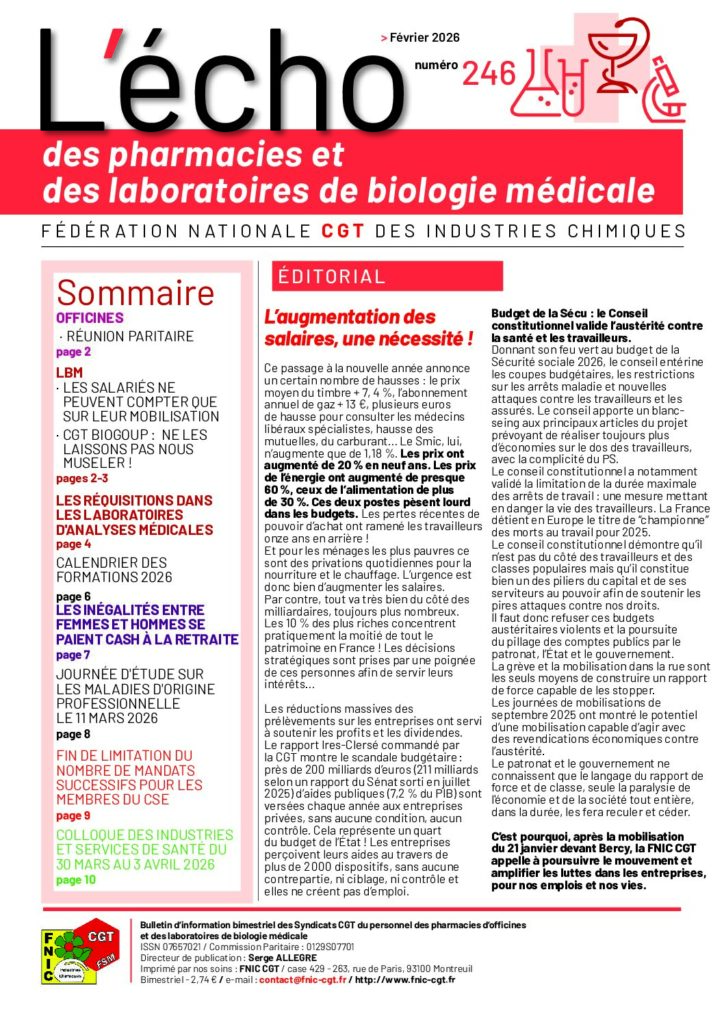 Aperçu du document ECHO 246