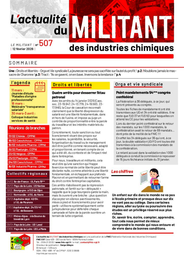 Aperçu du document MILITANT 507