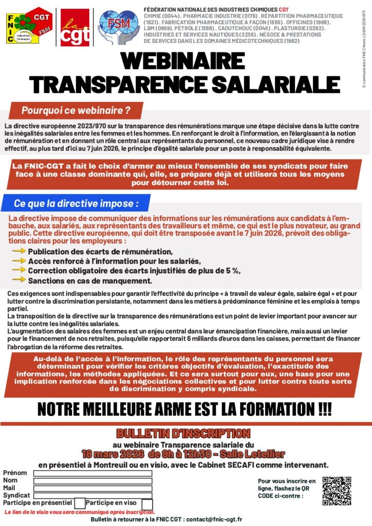 Aperçu du document WEBINAIRE TRANSPARENCE SALARIALE 18 MARS 2025 formulaire modifiable