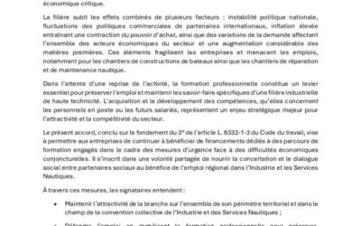 accord mesures urgence