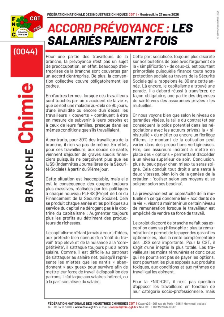 Aperçu du document Circulaire 27 03 26 -accords prévoyance