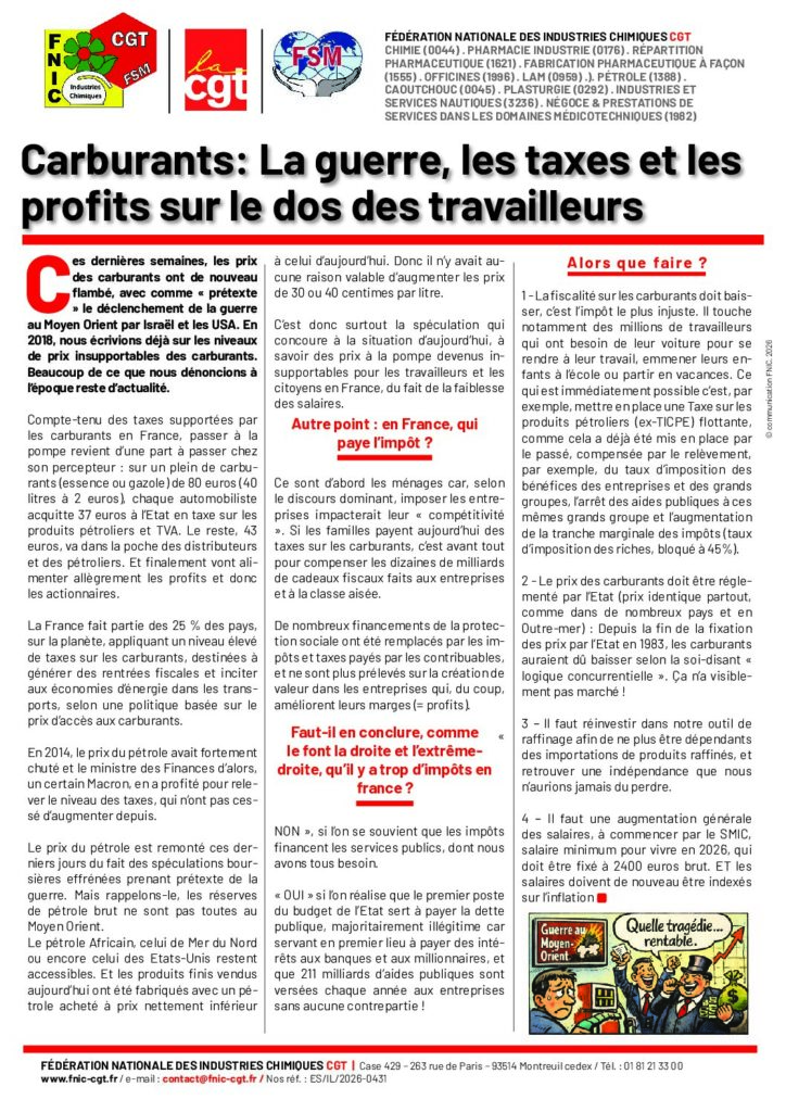 Aperçu du document Circulaire pétrole 13 03 2026