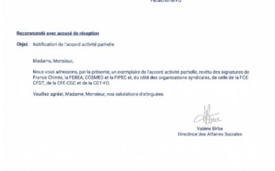 ACCORD RELATIF A L INDEMNISATION DES SALARIÉS PLACÉS EN ACTIVITÉ PARTIELLE