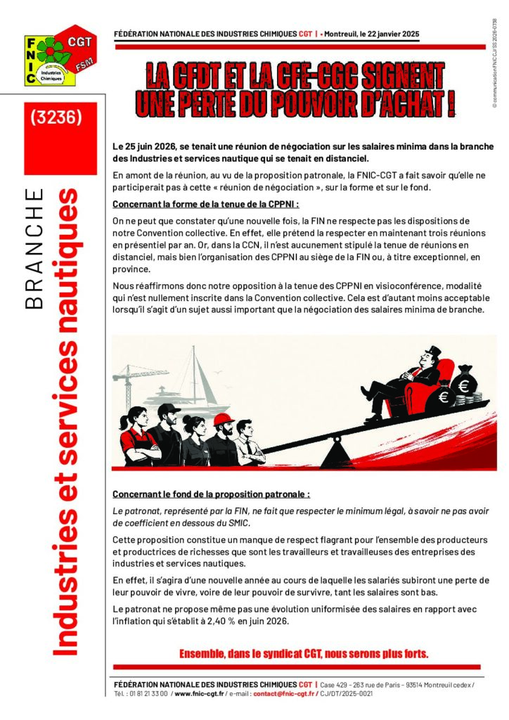 Aperçu du document La CFDT et la CFE CGC signent une perte du pouvoir