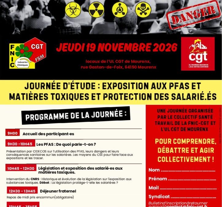 Journée PFAS 19 NOVEMBRE 2026