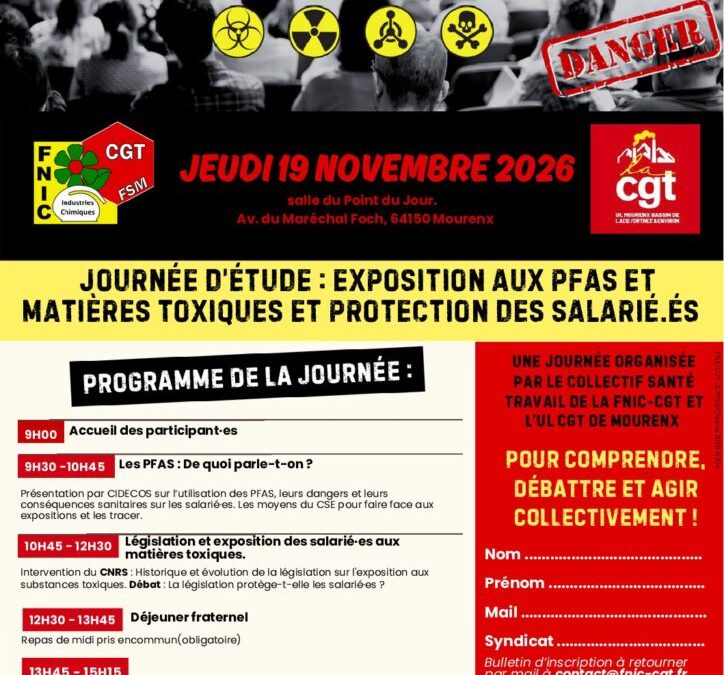 Journée PFAS 19 NOVEMBRE 2026