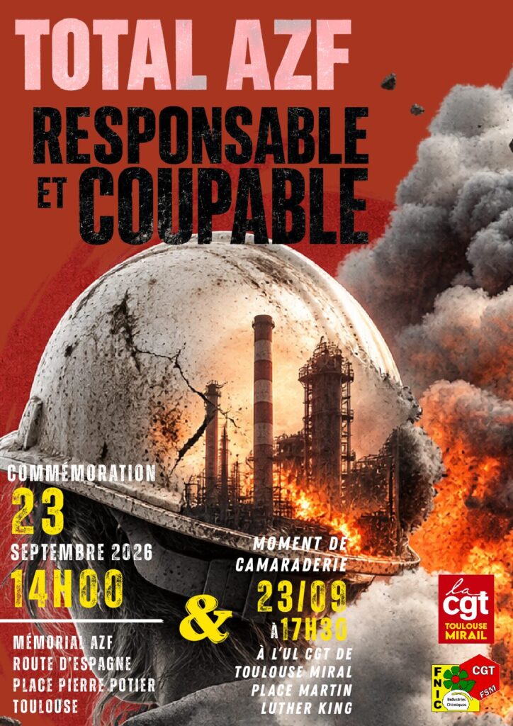 Aperçu du document AFFICHE AZF – FNIC CGT