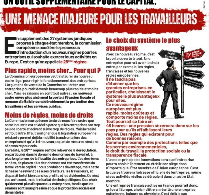 28ÈME RÉGIME : UN OUTIL SUPPLÉMENTAIRE POUR LE CAPITAL !