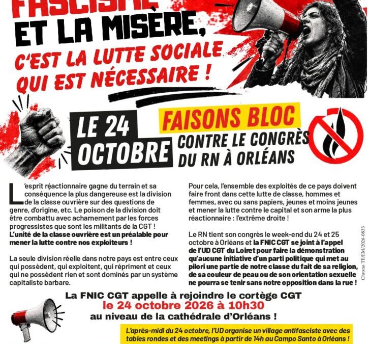 Contre le fascisme et la misère, c&rsquo;est la lutte sociale qui est nécessaire !