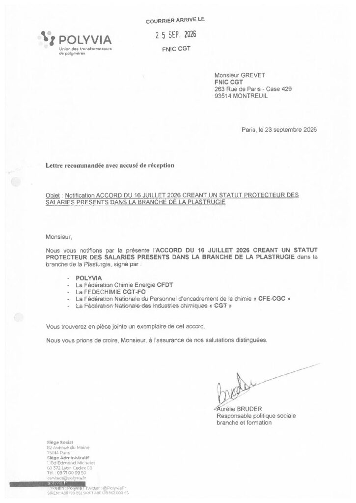 Aperçu du document ACCORD DU 16 JUILLET 2026 CREANT UN STATUT PROTECTEUR DES